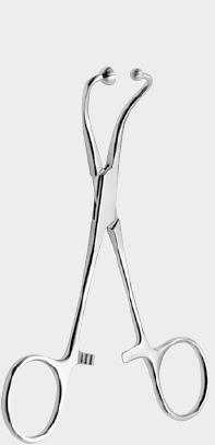 Затискач для тканин (кулька/виїмка на кінцях), 11,0 см (cm)